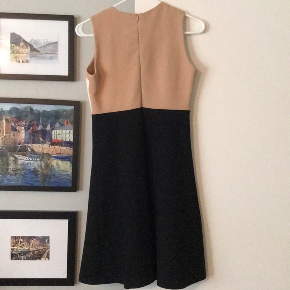 Zara Colorblock fit and flare dress - Picture 4 of 4